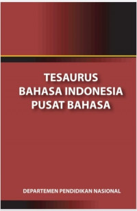 TESAURUS BAHASA INDONESIA 2008, DIGITAL